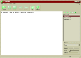 TTS Reader Screen Shot